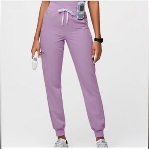 Figs Lavender Dew High Waisted Zamora Joggers